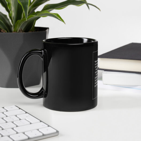 Black Glossy Mug - Image 2